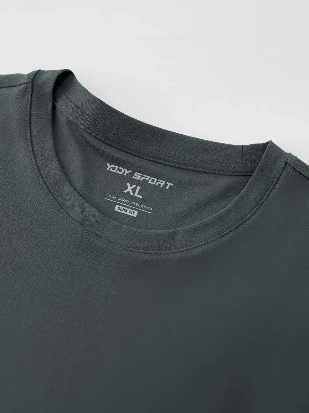 T-shirt Nam Thể Thao Quốc Dân Thoáng Khí - Ghi Đậm - M