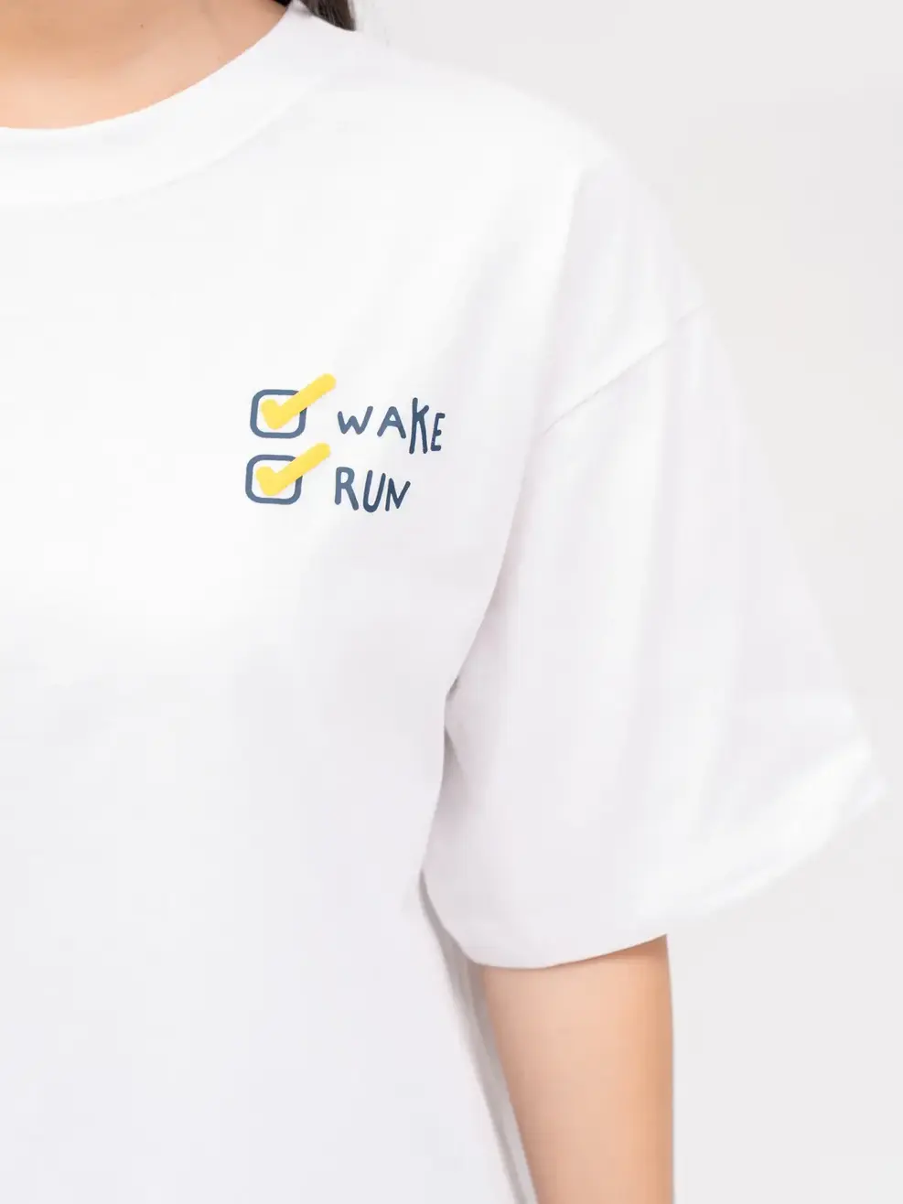 T-shirt Yoguu In Breakfast Cotton Usa - Trắng 1 - 1