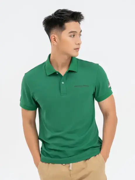 Polo Nam Cafe Dệt Tổ Ong Mickey Phi Hành Gia