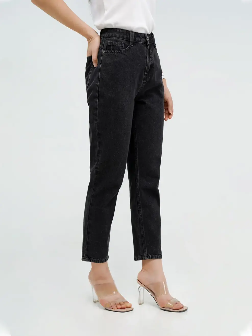 Jean nữ ôm cơ bản - Đen - 29