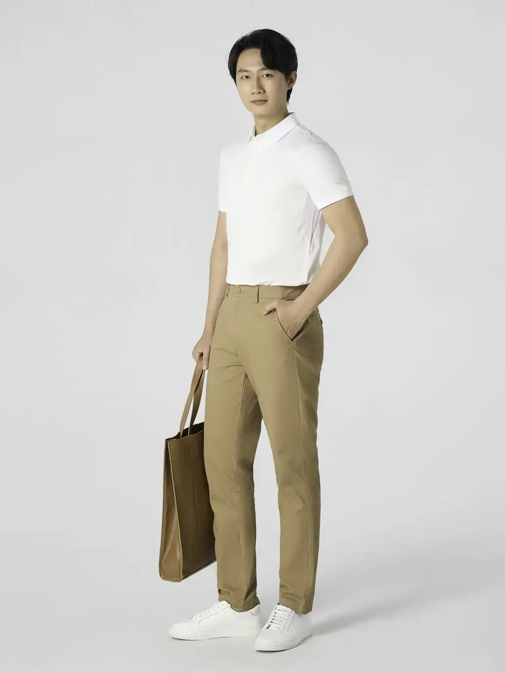 Áo Polo Thể Thao Phối Lưới Thoáng Khí - TRẮNG 012 - M