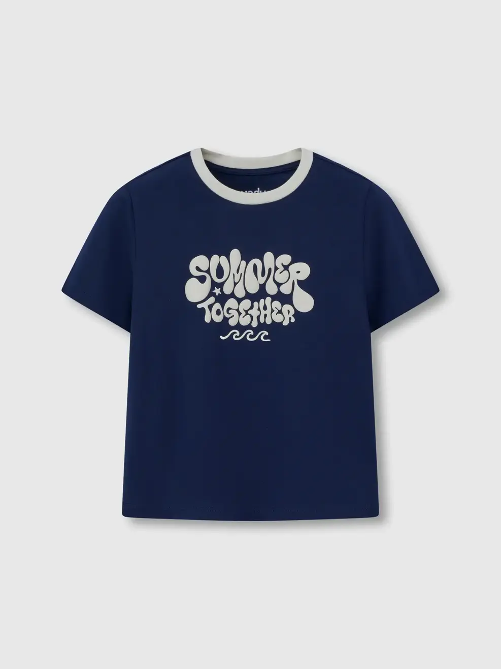 Áo Phông Summer Together - Tím Than 058 - 122