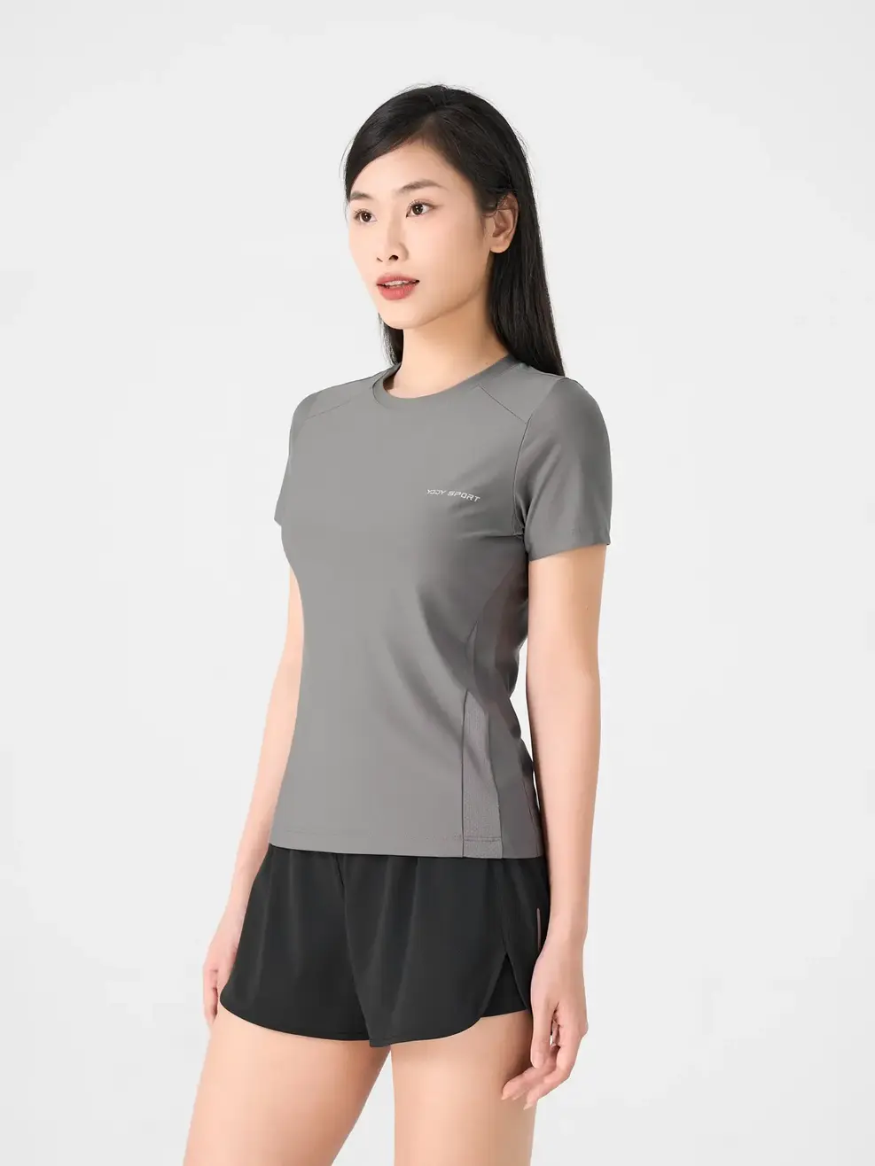 T-shirt Nữ Yody Sport - Xám - S