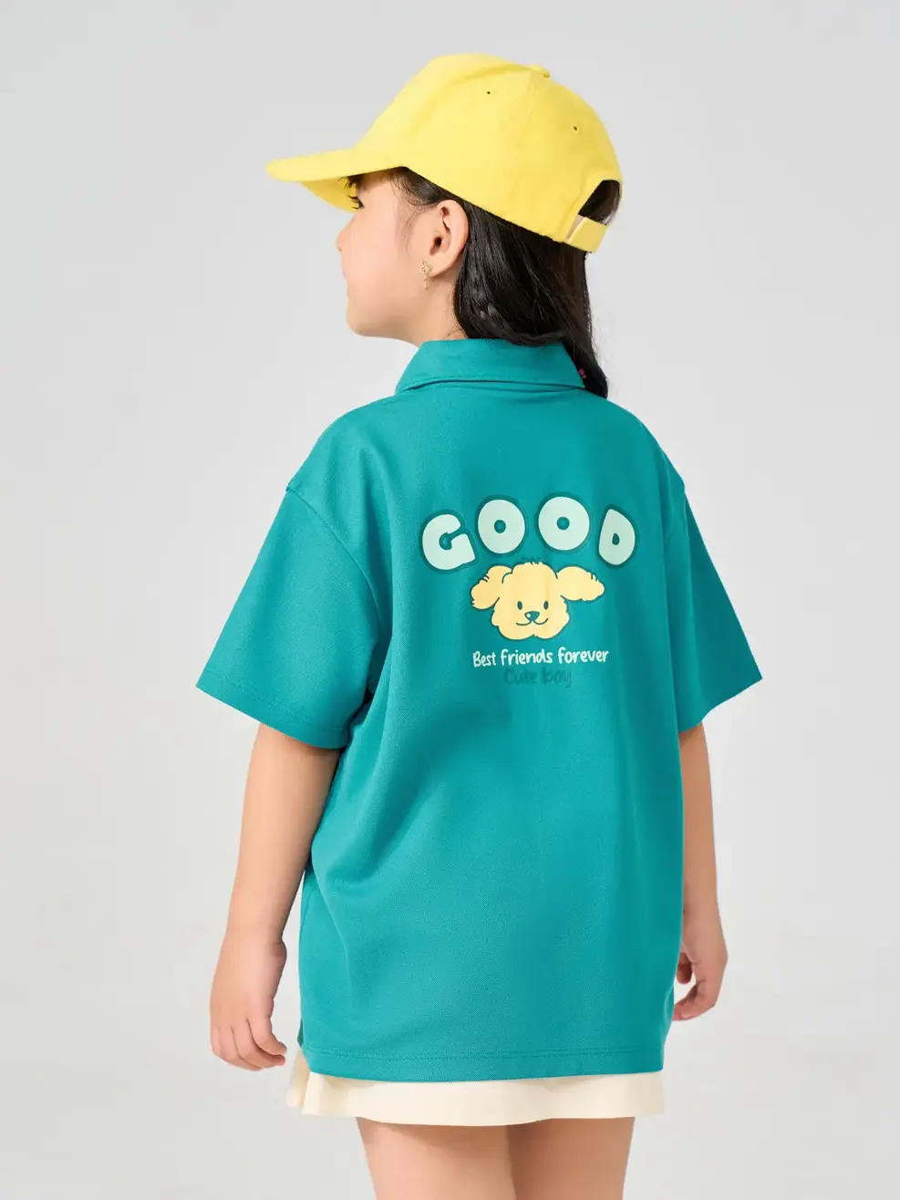 ÁO POLO TRẺ EM In Best Friend Forever - Xanh Lá - 2