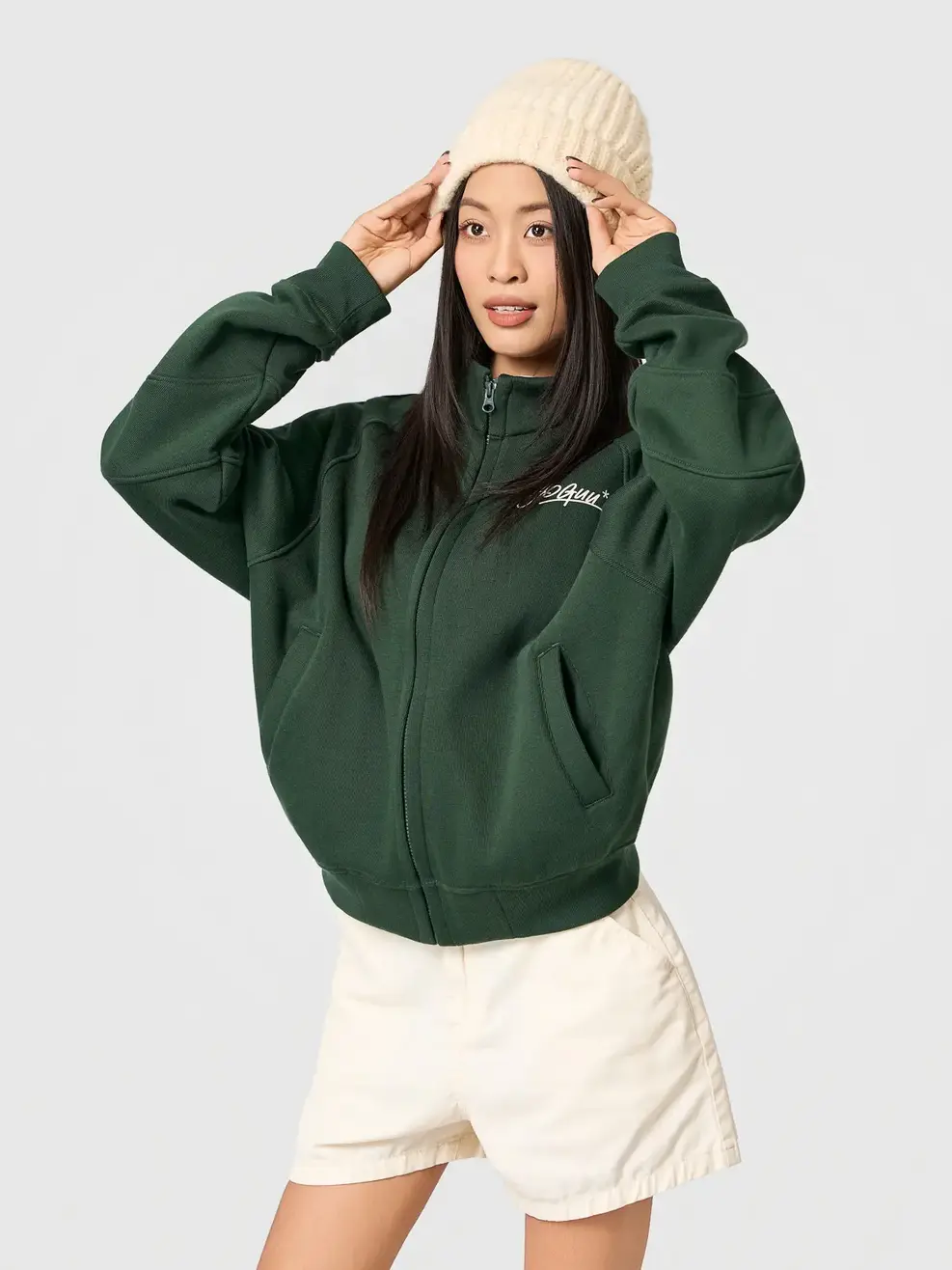 Áo Khoác Nỉ Yoguu - Xanh Lá 127 - 0