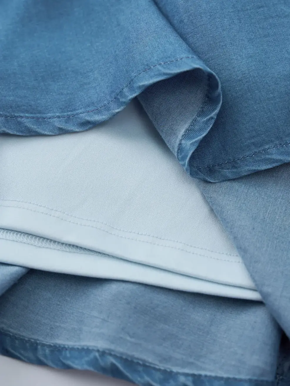 Chân Váy Kid Nữ Denim Ngắn Xoè - Màu chàm 003 - 6-7
