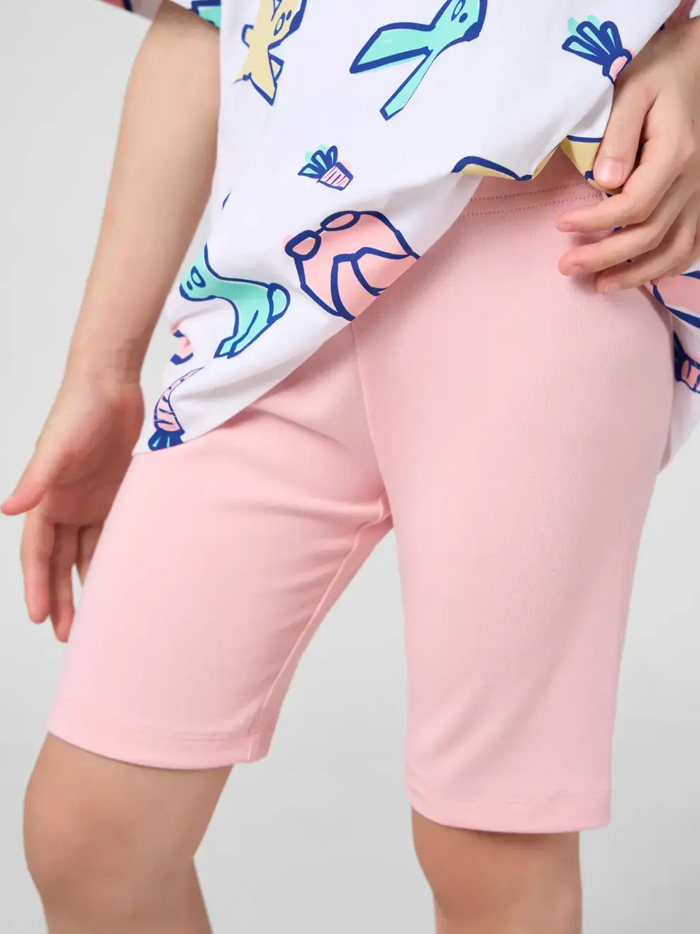 Bộ Đồ In Tràn Chú Thỏ - Trắng 001 - 2-3