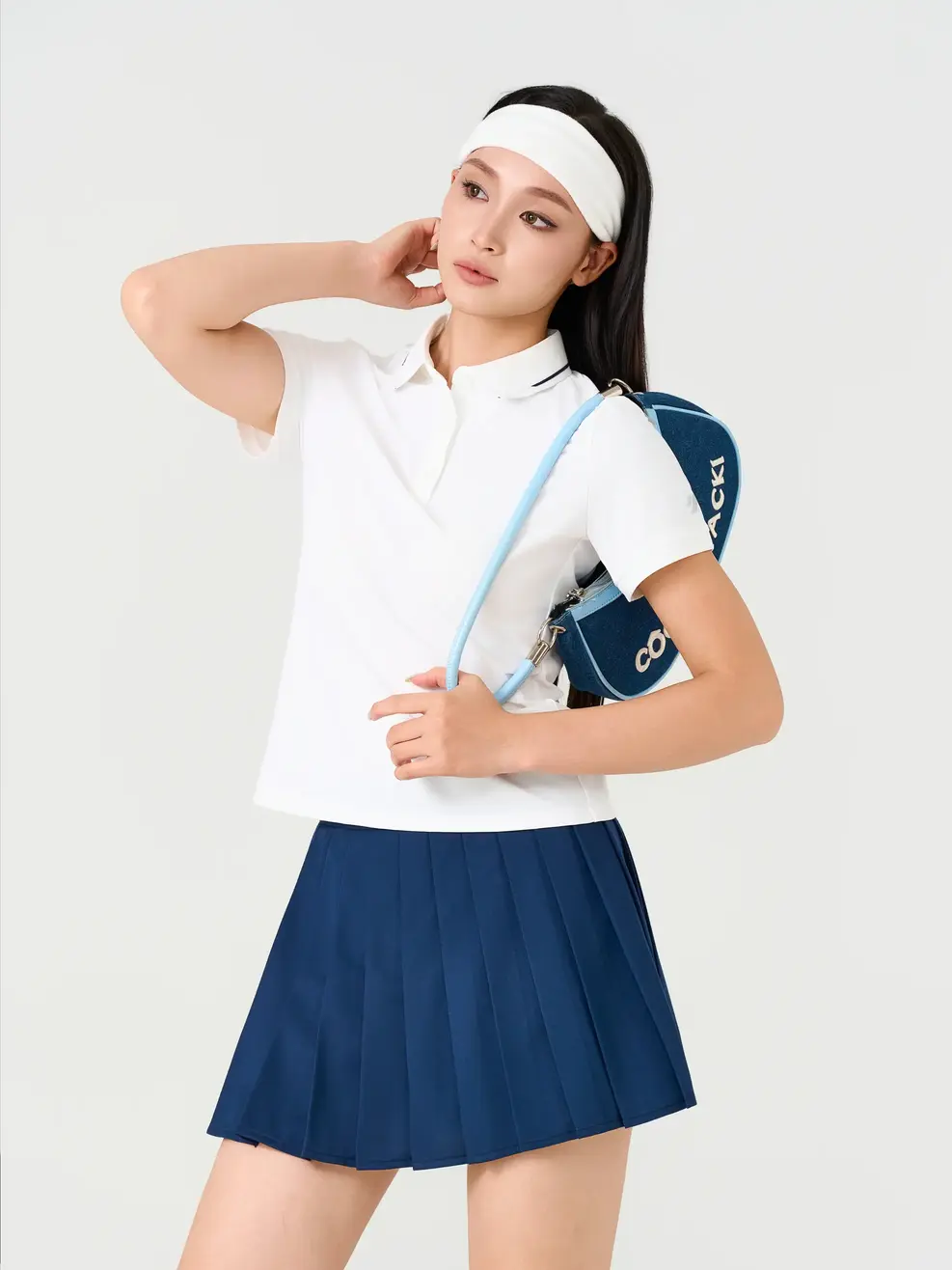 Áo Polo Thể Thao Nữ Cool Fx Phối Bo - Trắng 001 - XS
