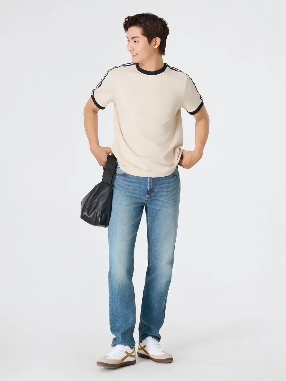 Áo Phông Can Phối Vai - Be 006 - M