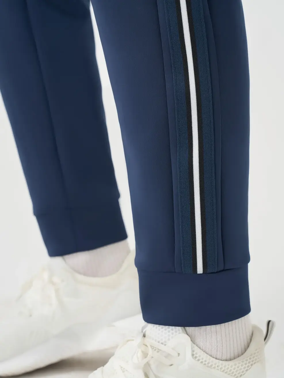 Bộ Đồ Nỉ Nam Thể Thao Phối Dây Dệt - Tím Than 009 - M