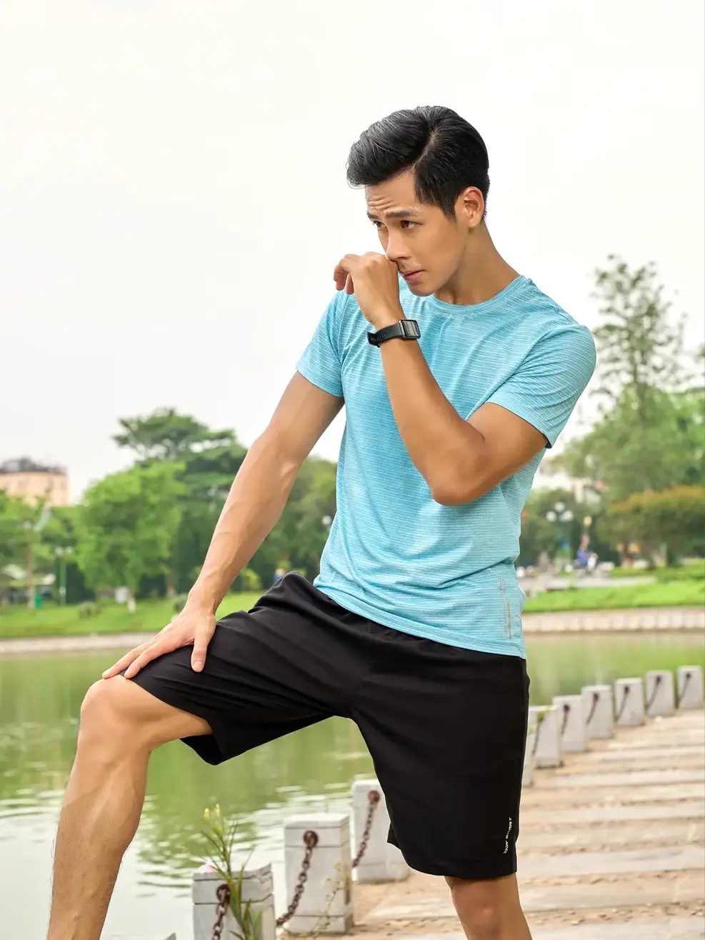 Bộ đồ nam mas - Xanh ngọc - M