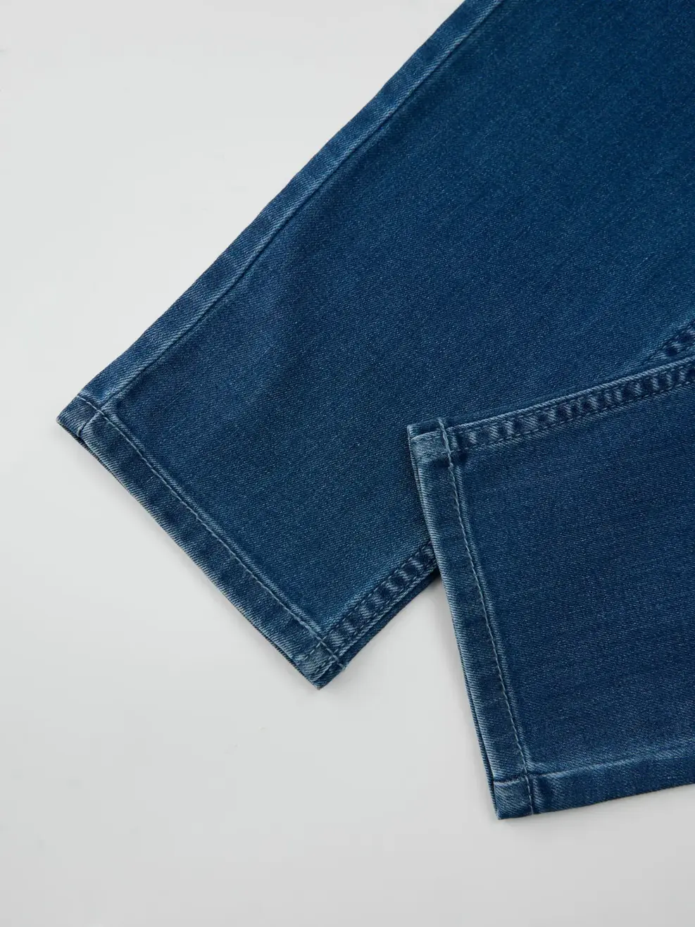 Quần Jean Nam Baggy Tôn Dáng Rayon - xanh trung - 28