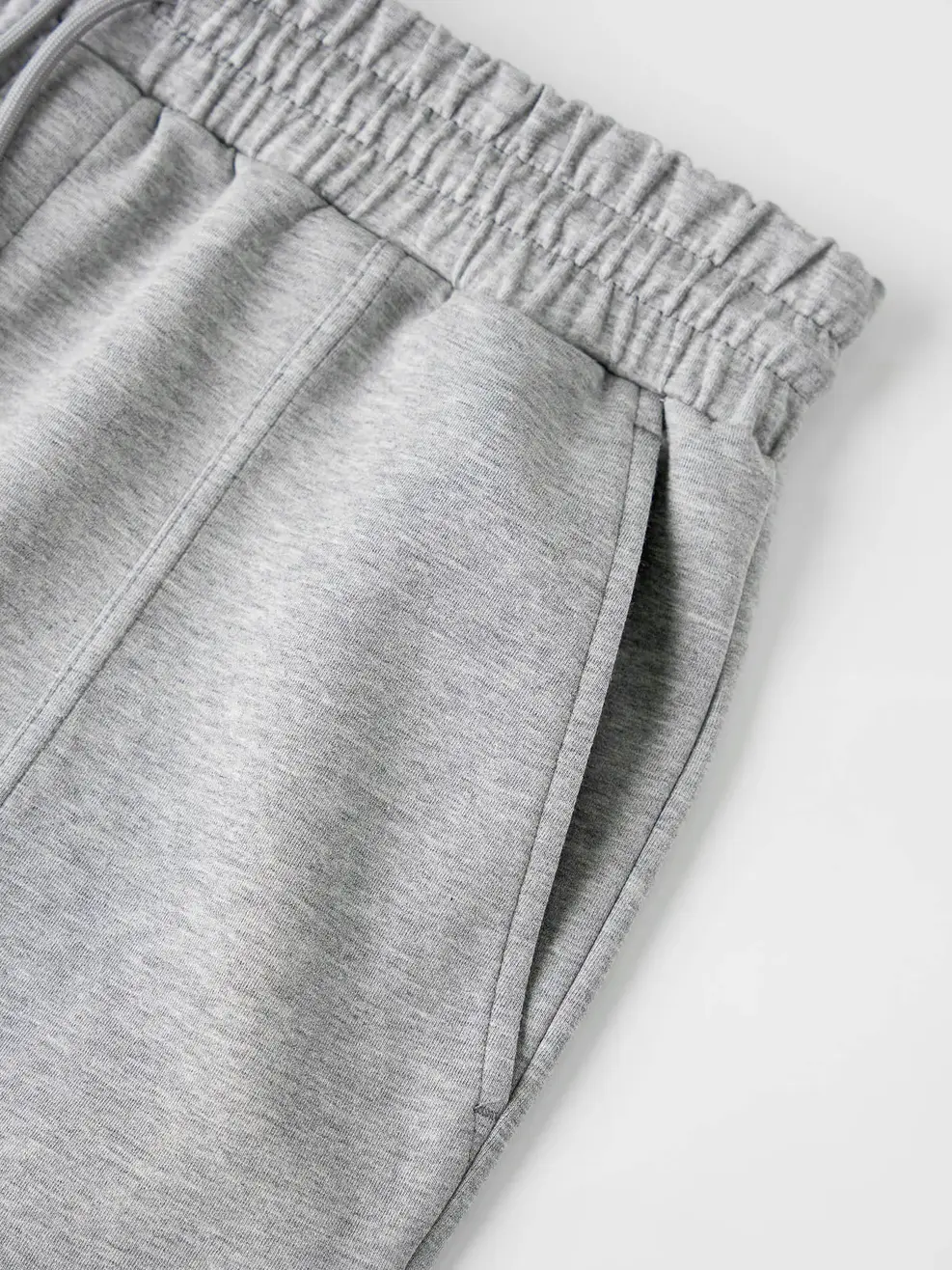 Bộ Đồ Nỉ Hoodie Nam In Chữ Ngực - Melange xám 52 - M