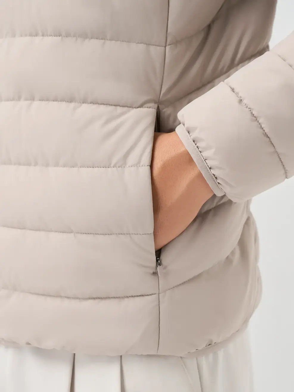 Áo Phao Nam Mũ Ẩn 4S.Plus - Nâu 137 - M