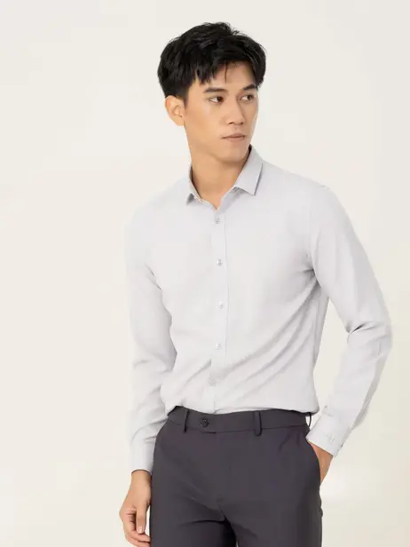 Áo sơ mi nam tay dài s.cafe  melange