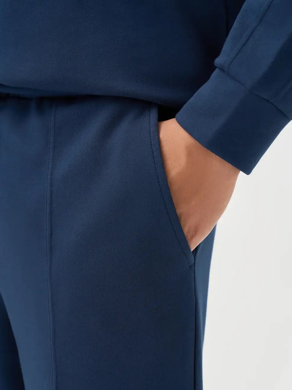 Bộ Đồ Nỉ Hoodie Nam In Chữ Ngực - Tím Than 006 - M