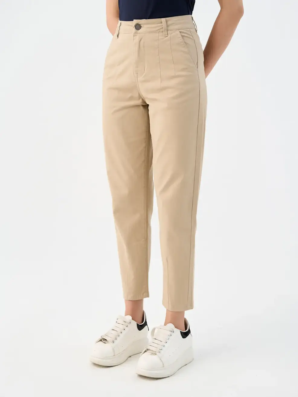 Khaki co giãn nữ - Be sáng - 25