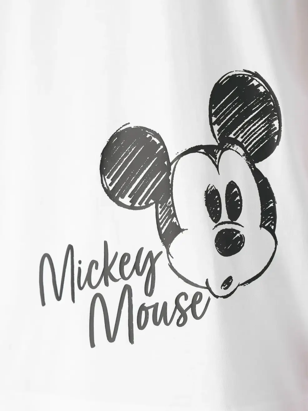 Áo Phông Nam In Mickey Mouse - Trắng - M
