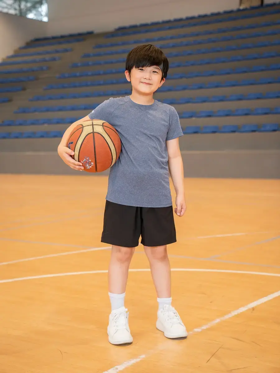 Bộ đồ kid thể thao active - Tím than - 12