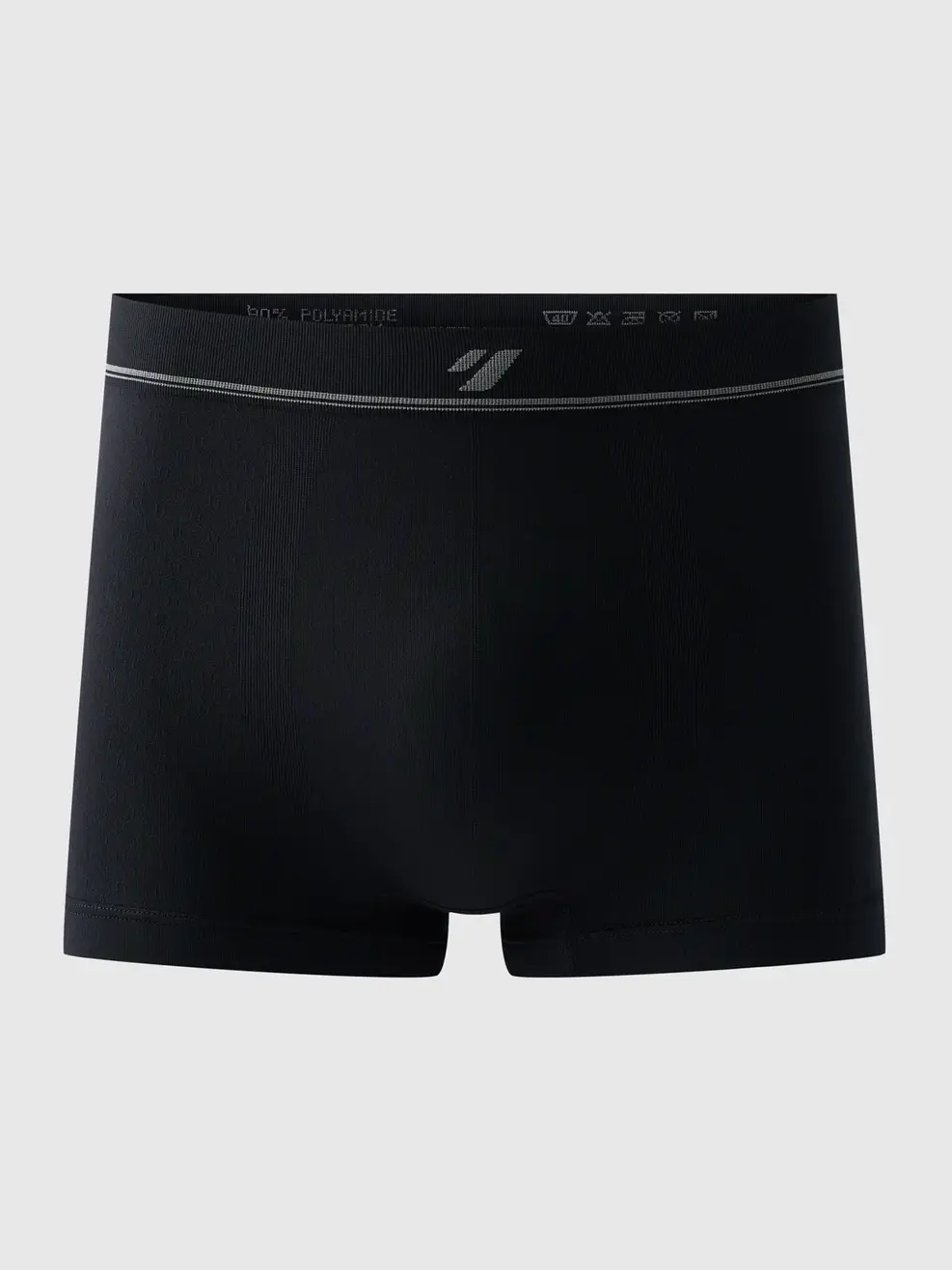 Quần Lót Boxer Nam Dệt Liền Phối Viền Cạp Combo3 - ĐEN 002 - M