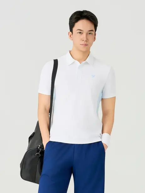 Áo Polo Nam Sport Slim Phối Thân Thoải Mái Năng Động