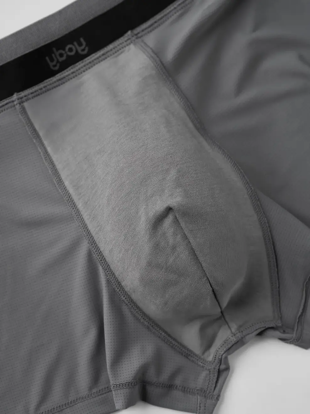 Quần Lót Nam Boxer Phối Cạp Combo 2 -  Xám 181 - M