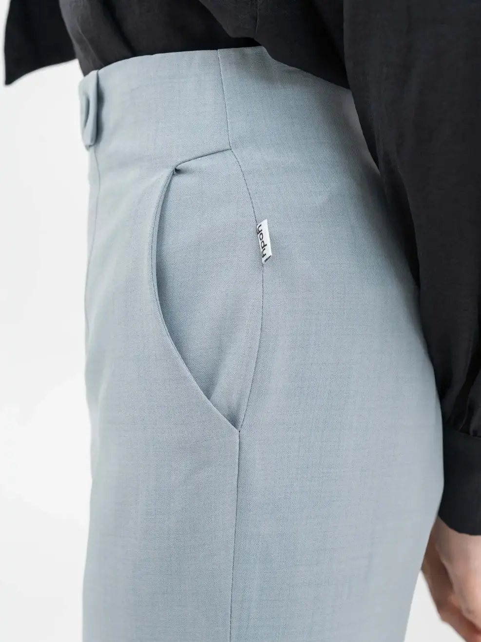 Quần Âu Nữ Dáng Côn Đai Cơi - Xanh - S