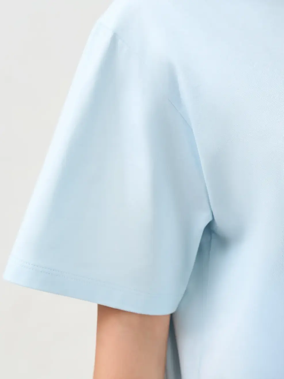 Áo Phông Nữ Boxy - BLUE 018 - XS