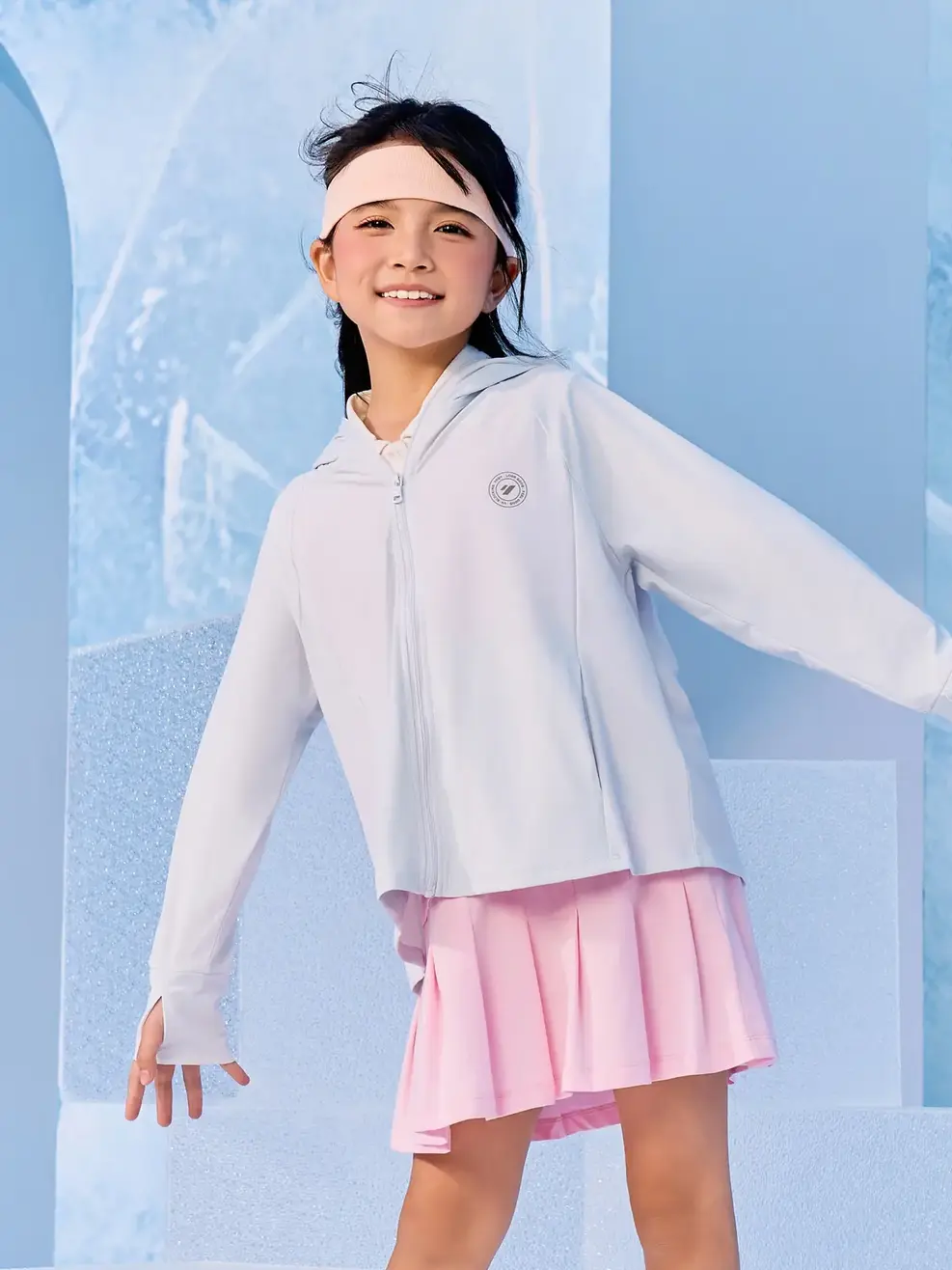 Áo Khoác Chống Nắng Kid Đa Năng Thoáng Khí - Xanh Da Trời 172 - 104