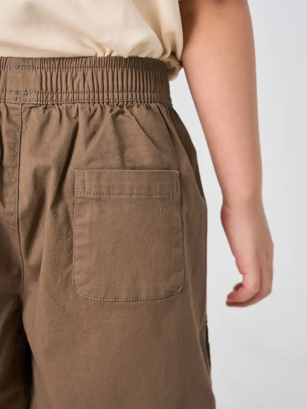 Quần Shorts Bé Trai Cơ Bản - Màu nâu 013 - 2-3