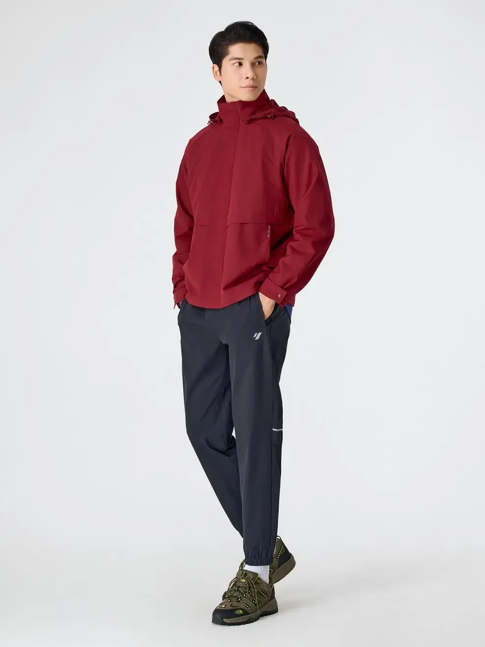 Áo Khoác Gió Nam 4c Plus Dáng Suông - ĐỎ 045 - M