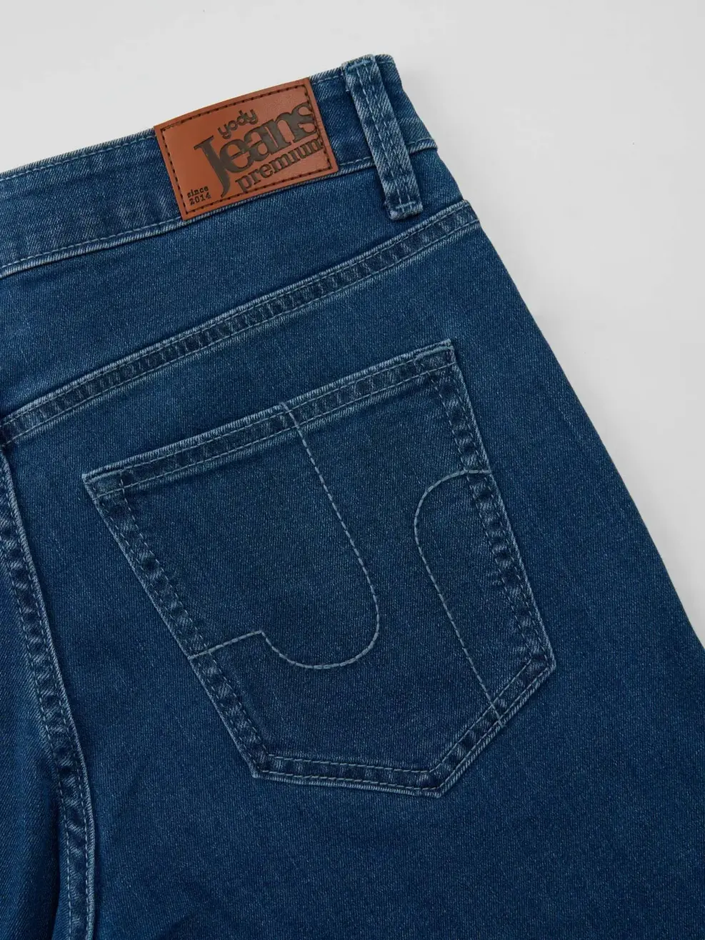 Quần Jean Nam Baggy Tôn Dáng Rayon - xanh trung - 28