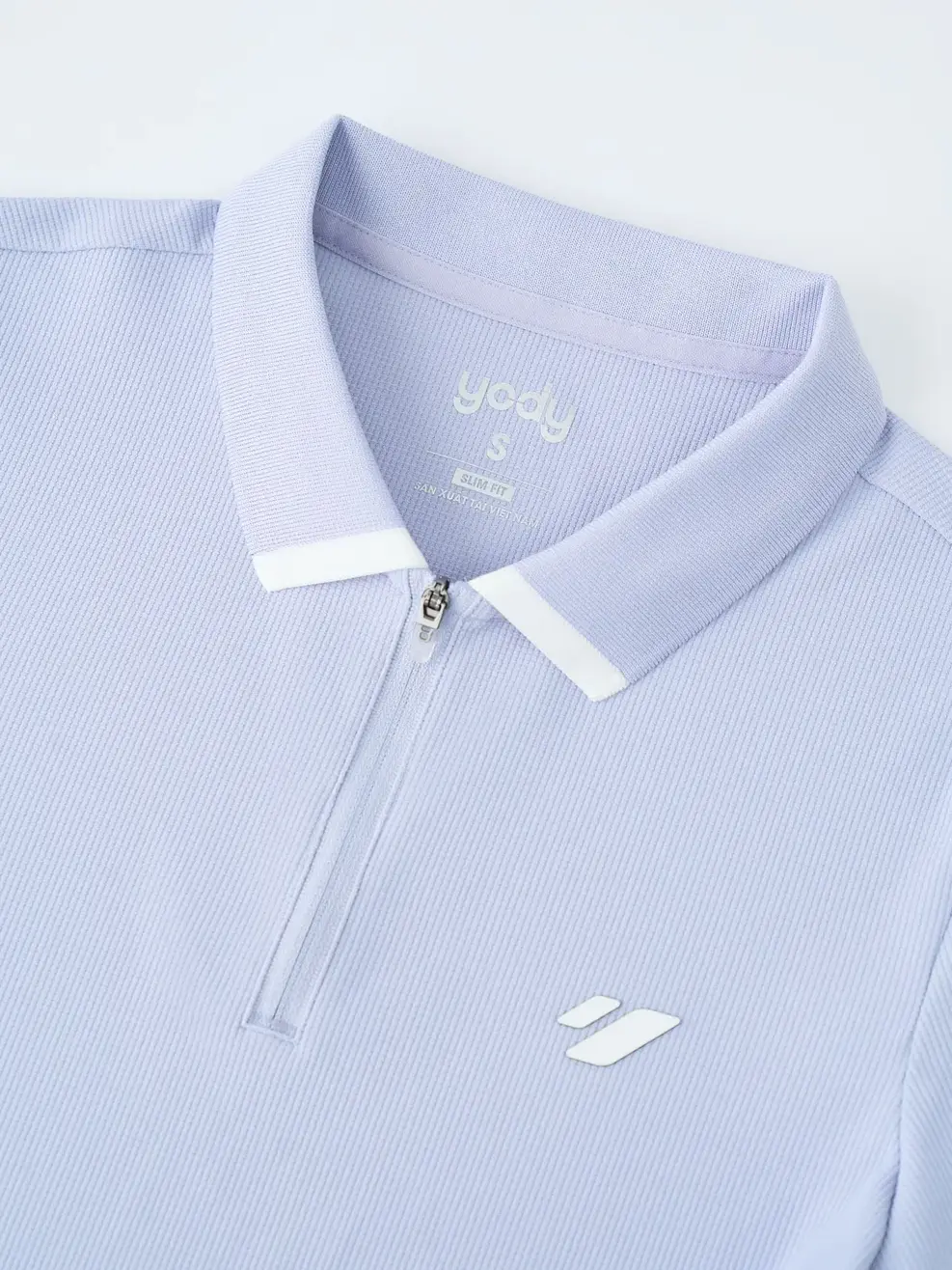 Áo Polo Nữ Slim Có Khóa Kéo - Màu tím 002 - 2XL