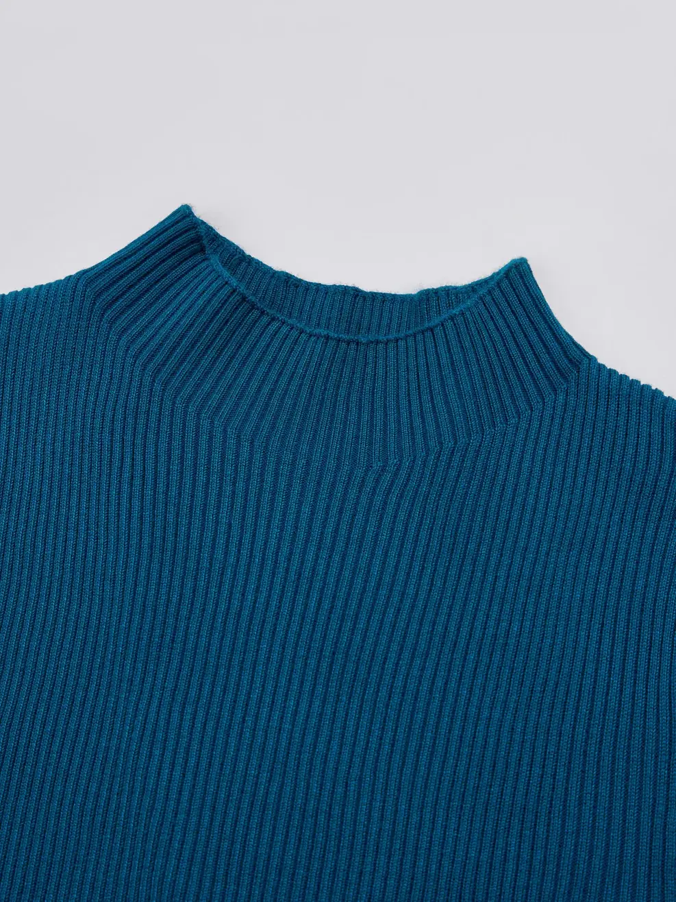 Áo Len Nữ Cổ Liền - Xanh cổ vịt - S