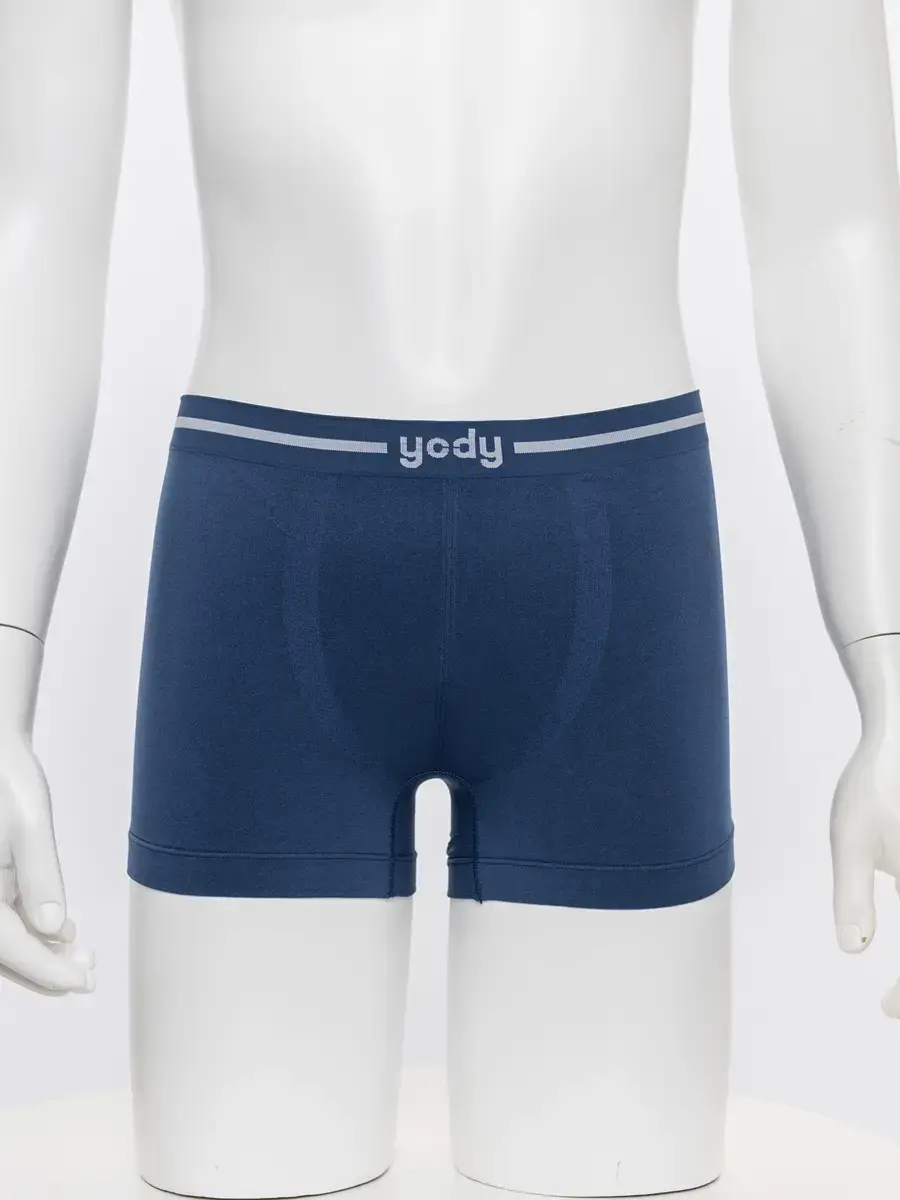 Quần lót nam boxer dệt liền mềm mại - Tím than - M