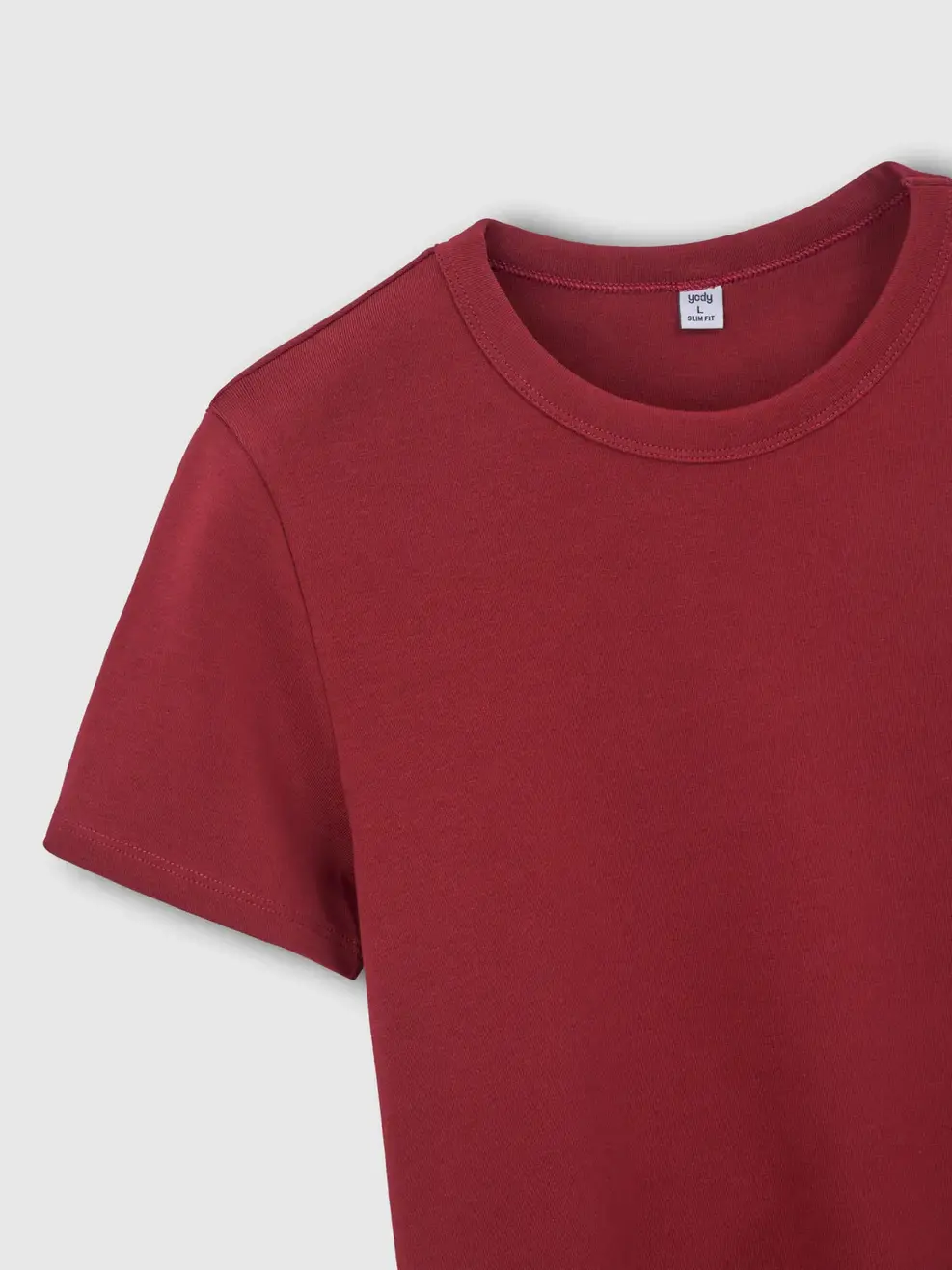 Áo Phông Nữ Slim Fit Cổ Tròn - ĐỎ 009 - S