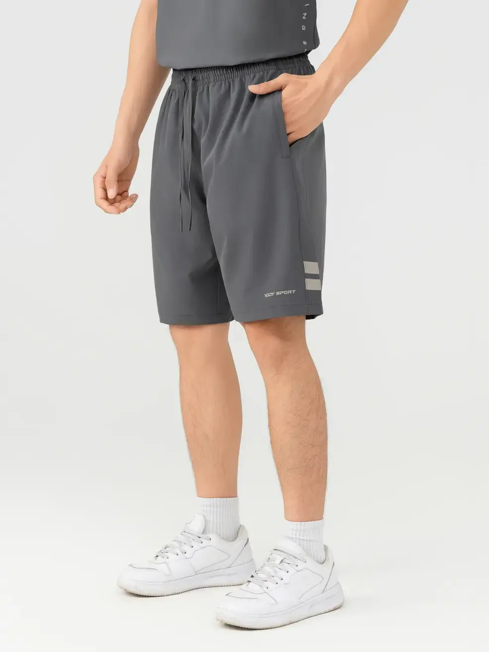 Quần Sooc Nam Yody Sport - Ghi - 29