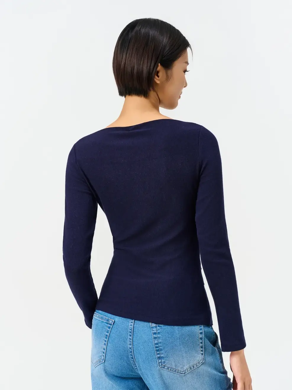 Áo Phông Giữ Nhiệt Vạt Chéo - Navy 001 - S