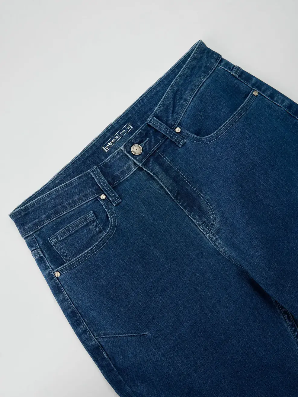 Quần Jean Nam Baggy Tôn Dáng Rayon - xanh trung - 28