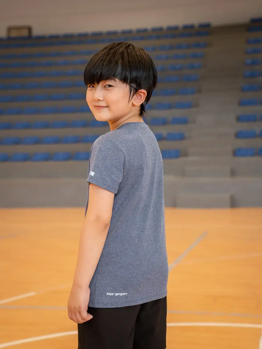 Bộ đồ kid thể thao active - Tím than - 12