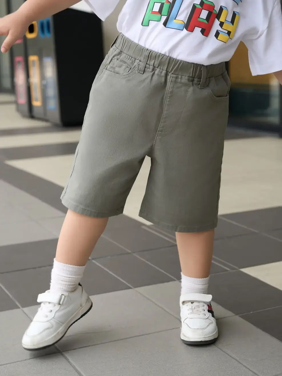 Sooc kid nam khaki 01 - Ghi - 4