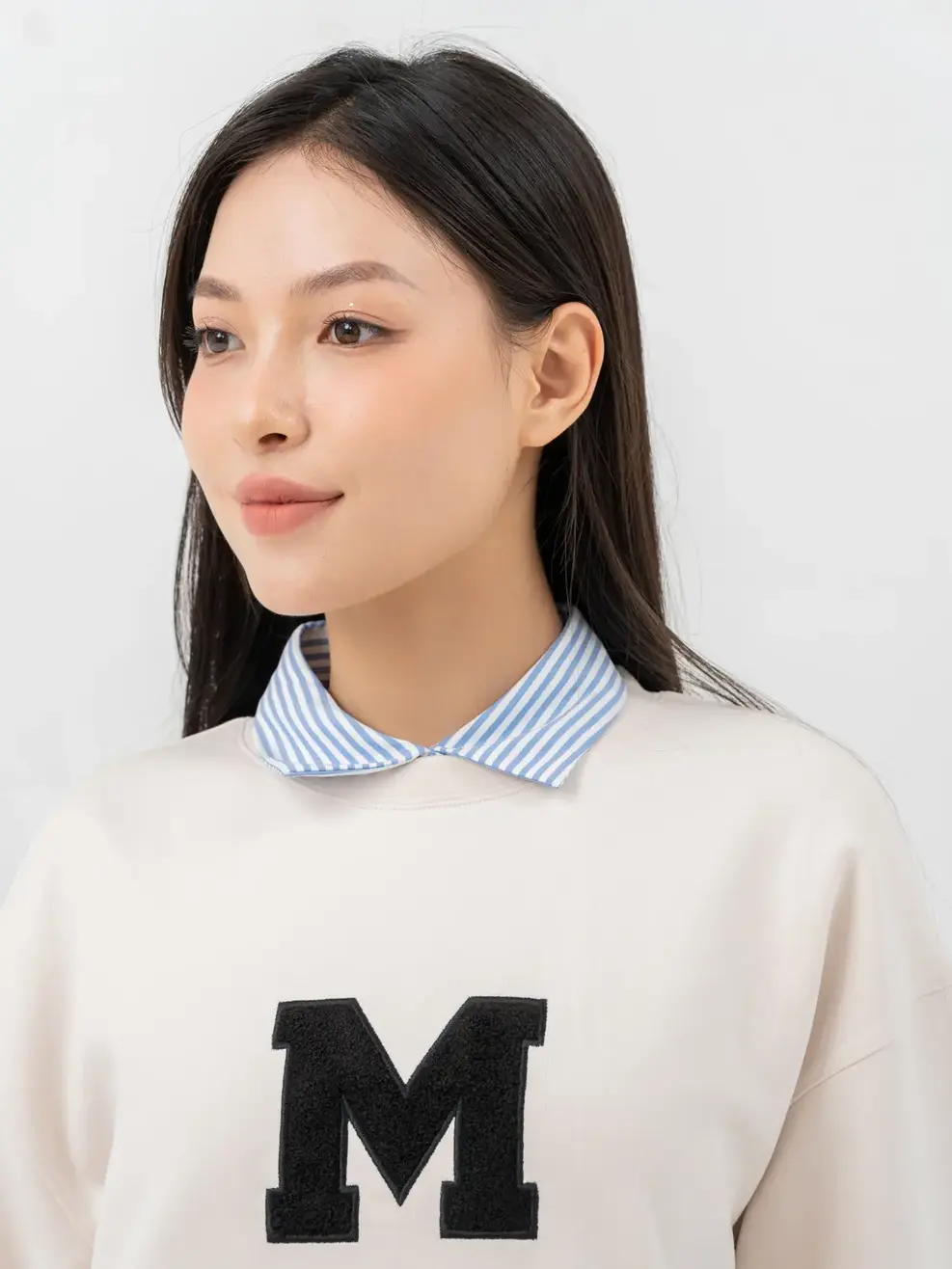 Áo Thu Đông Nữ Dáng Rộng - Be - S