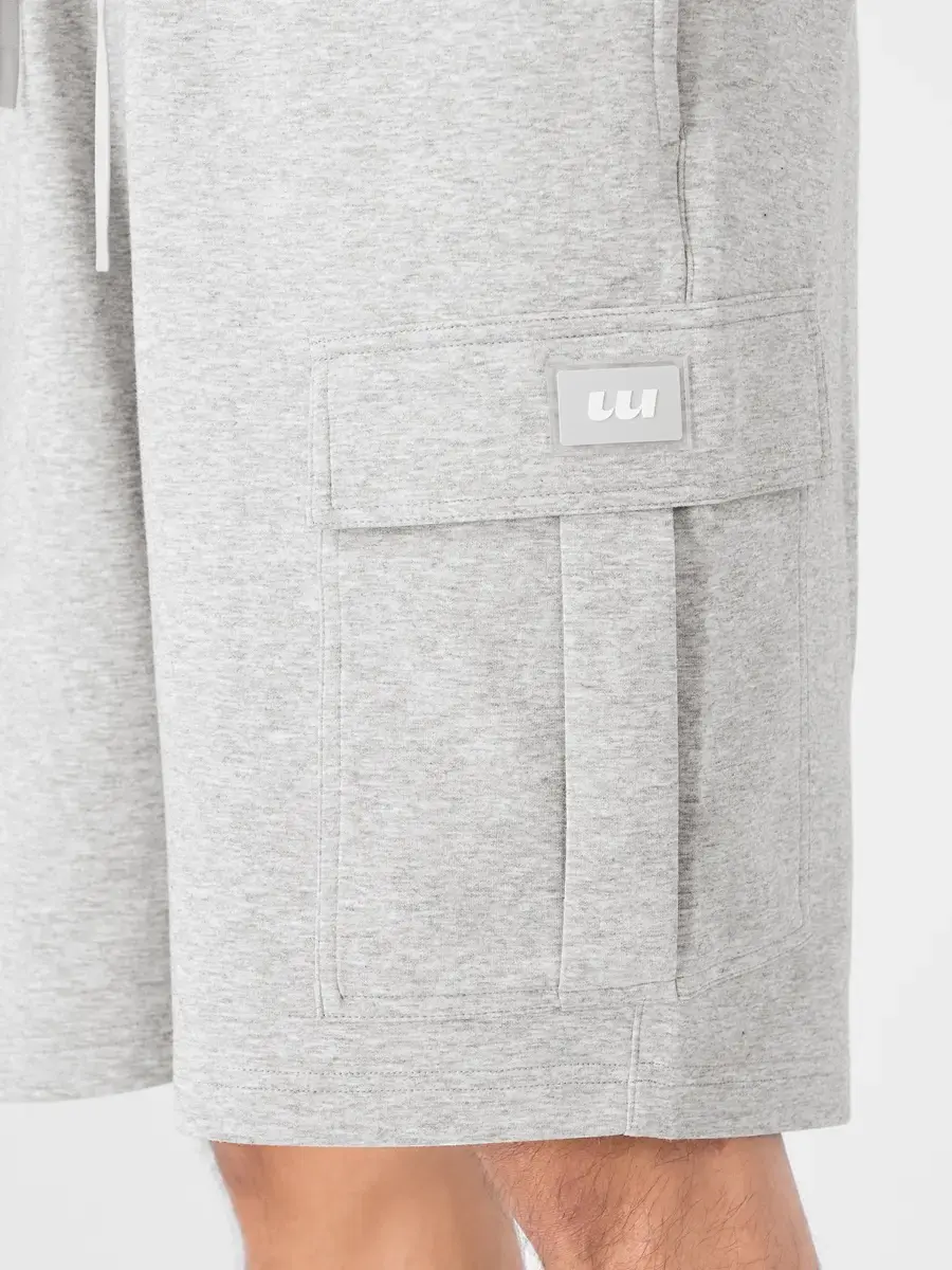 Quần Sooc Yoguu Túi Hộp Mác Cao Su - Be melange - M