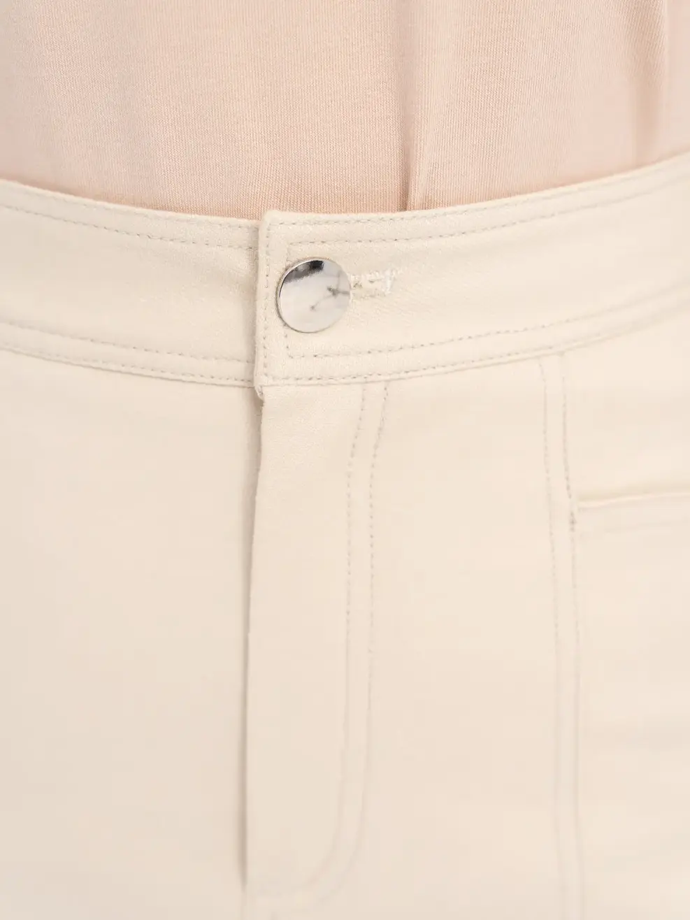 Chân Váy Nữ Dáng A - Kem - S