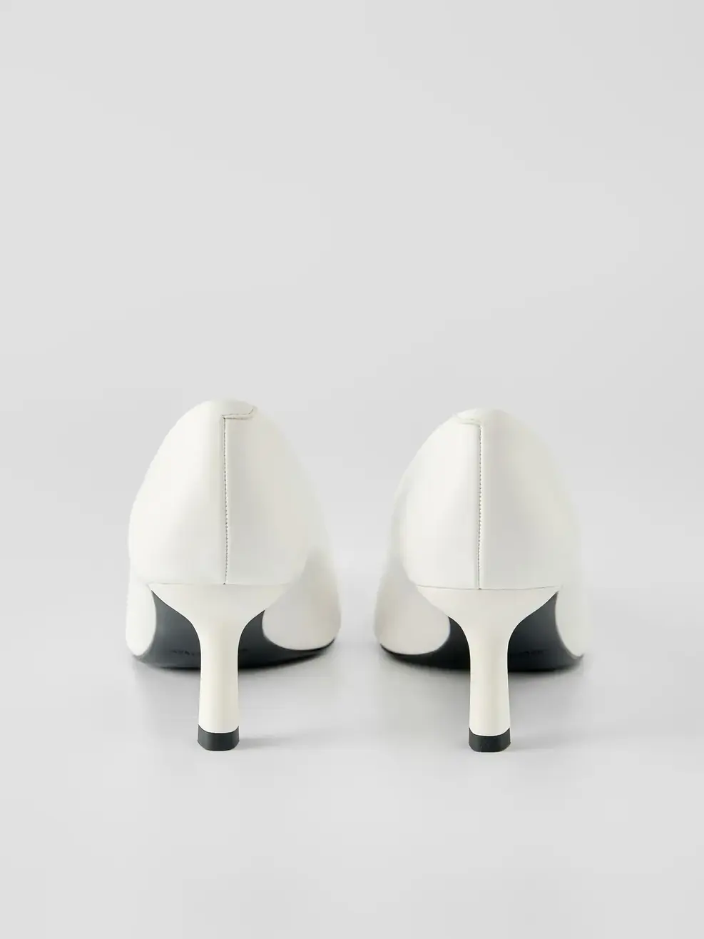 Giày Cao Gót Cơ Bản Đế Nhỏ - Trắng. - 35