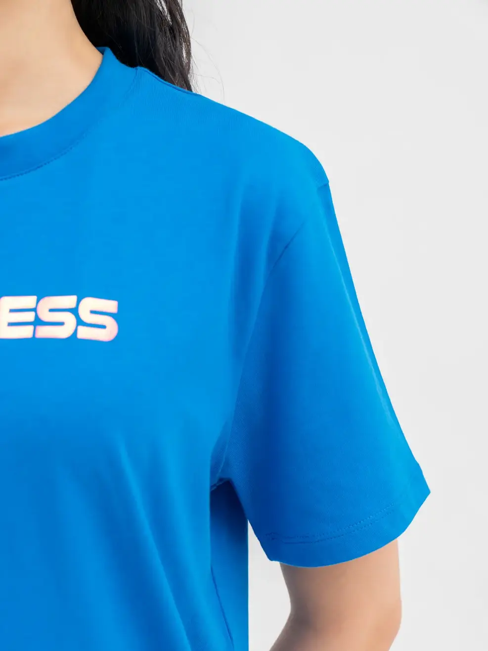 Đồ Bộ Nữ In Chữ Wellness Cotton Usa - Navy - S