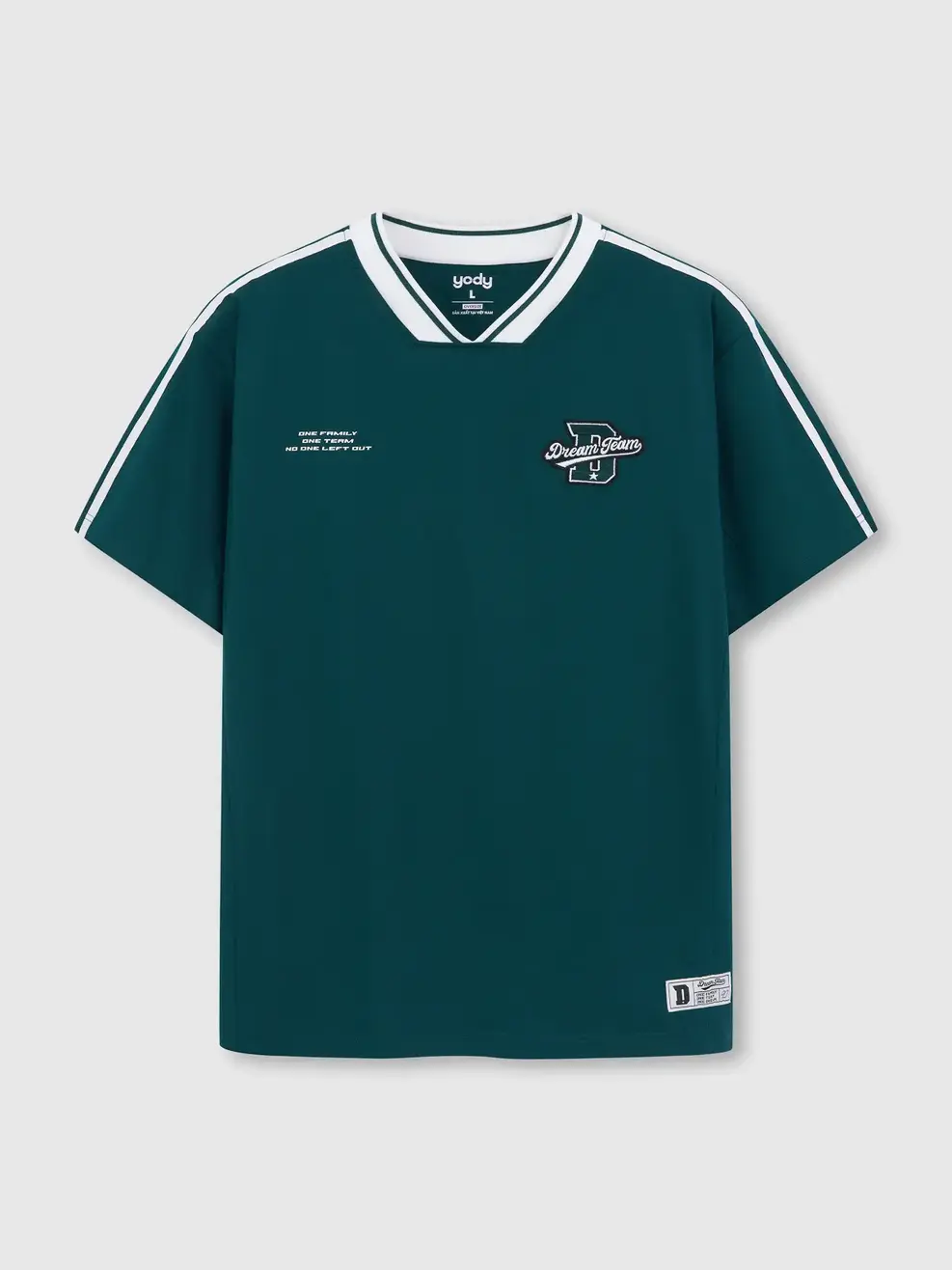 Áo Phông Cổ Tim Dream Team - Xanh lá 042 - M