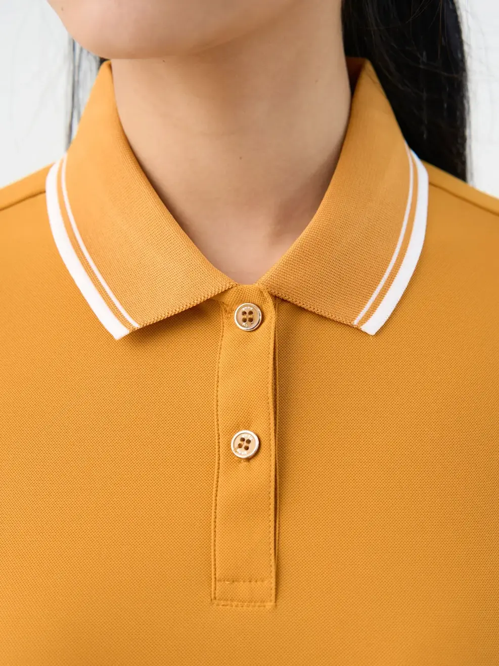 Áo Polo nữ Airycool - Vàng - M