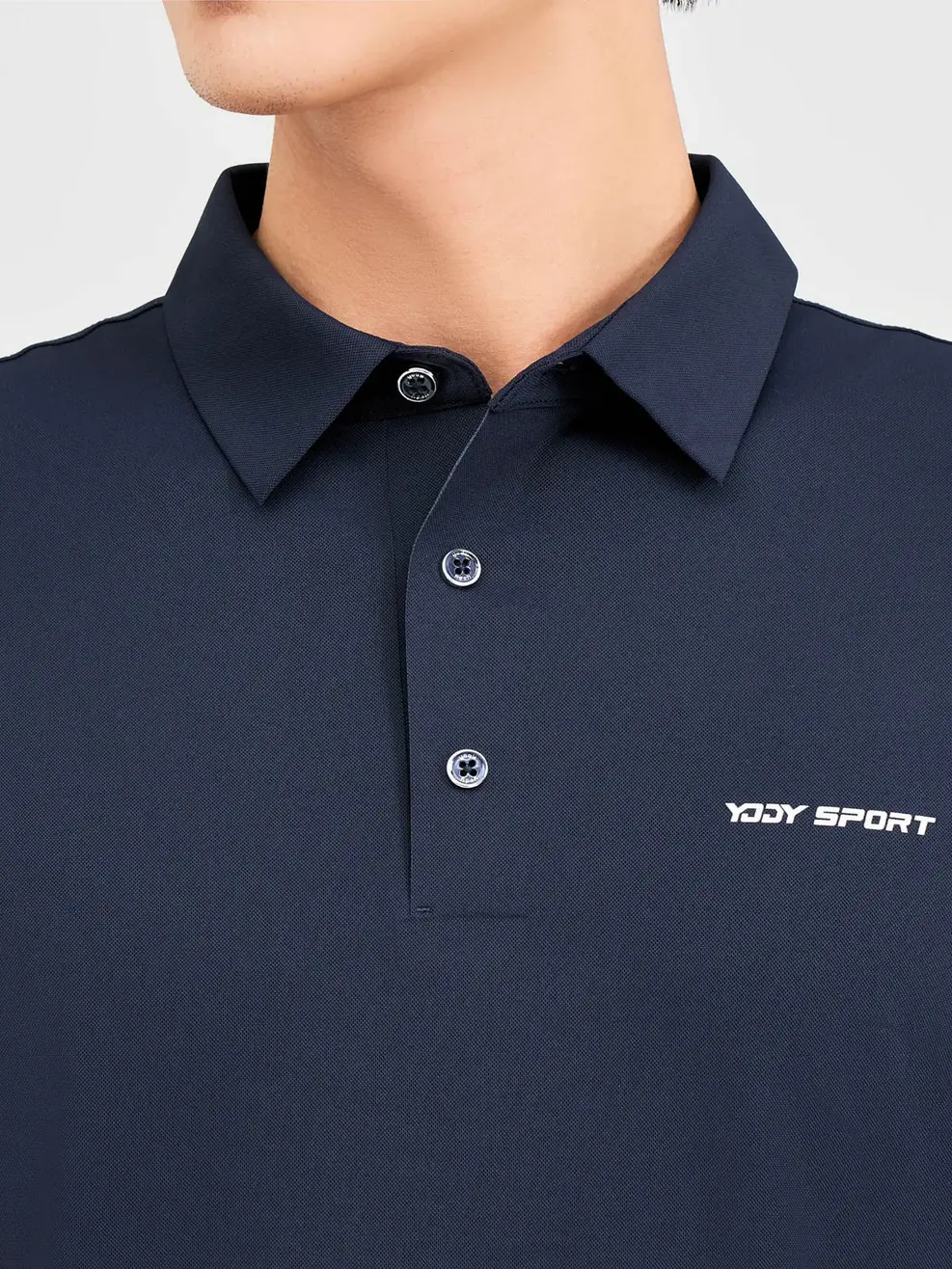 Polo Thể Thao Nam Cổ Ép Seam - Tím than - M