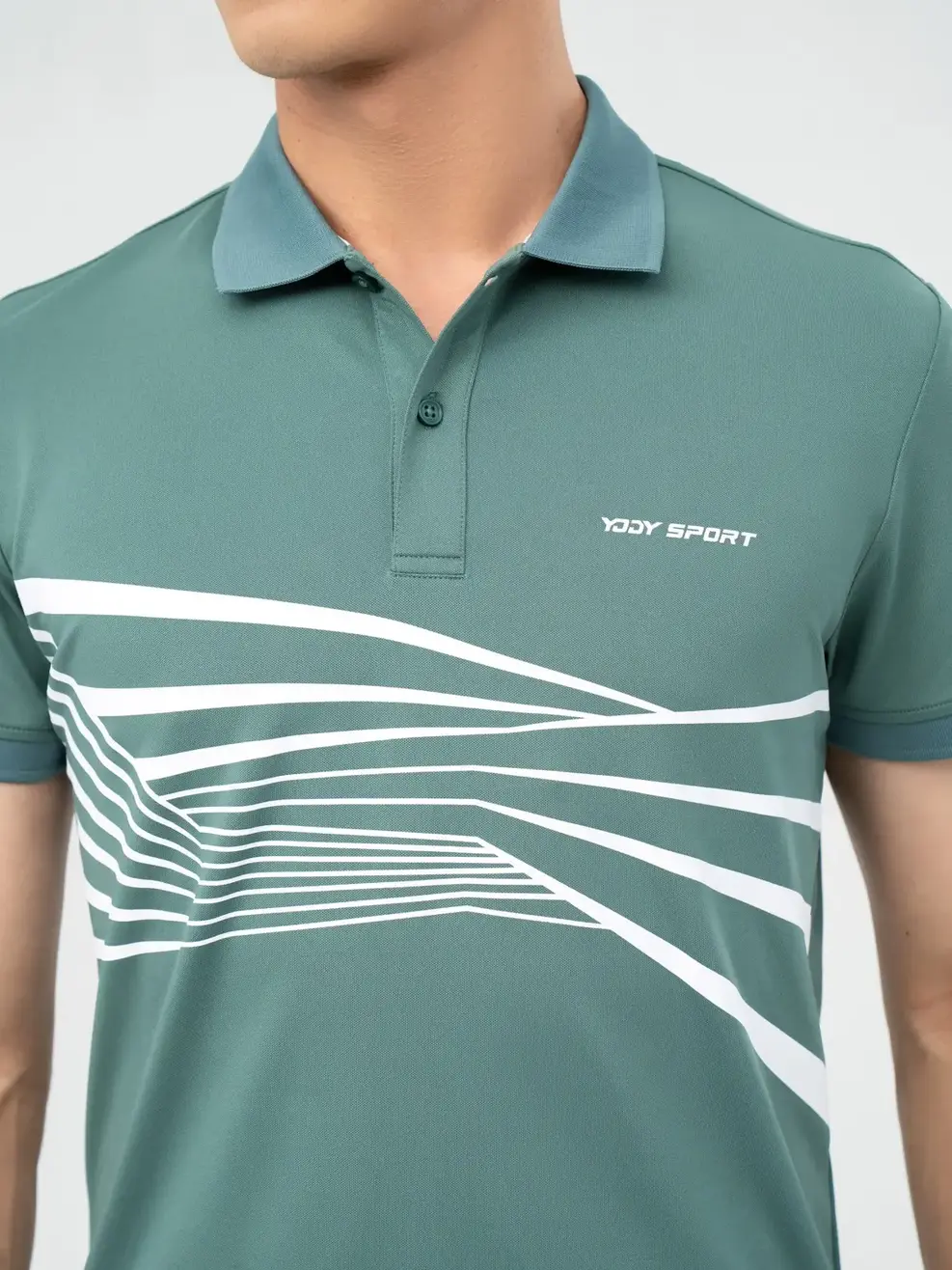 Polo Nam Yody Sport - Xanh rêu - M